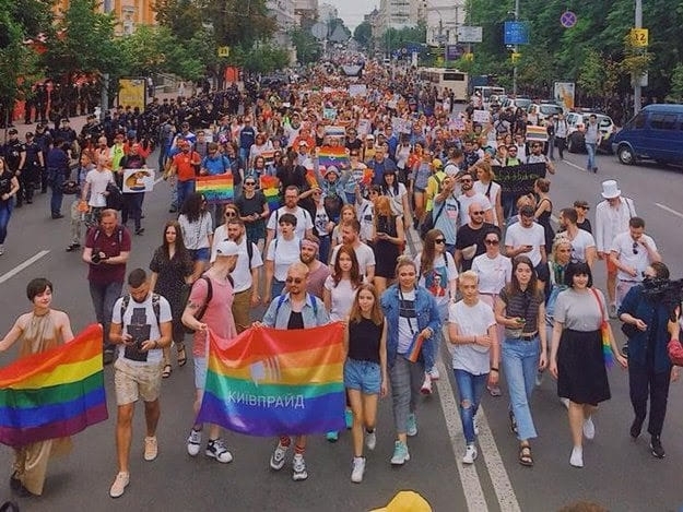 Марш Рівності в Києві, 2020 рік. Фото: KyivPride